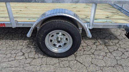 New 2026 Load Rite 6x12 ALL GALVANIZED Utility w/ Spring Assist Gate
