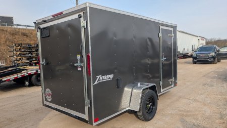 New 2025 Homesteader 6x10 Intrepid V-Nose Cargo Trailer w/ Ramp Door