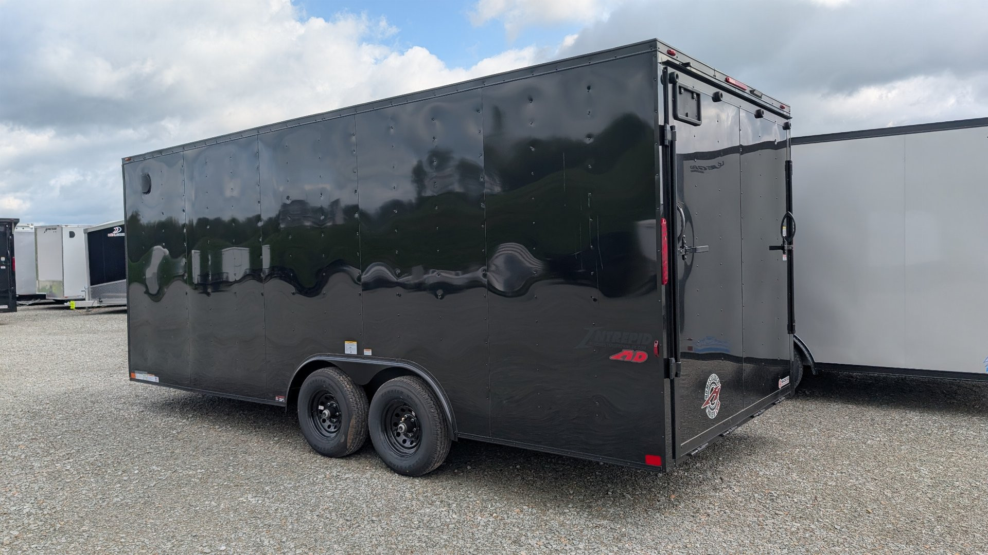 New 2025 Homesteader 8.5 x 20 HD SERIES Intrepid Car Hauler w/ Ramp (84" Inside)