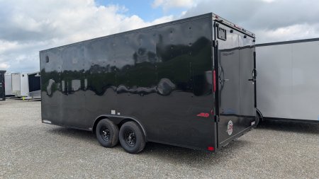 New 2025 Homesteader 8.5 x 20 HD SERIES Intrepid Car Hauler w/ Ramp (84" Inside)