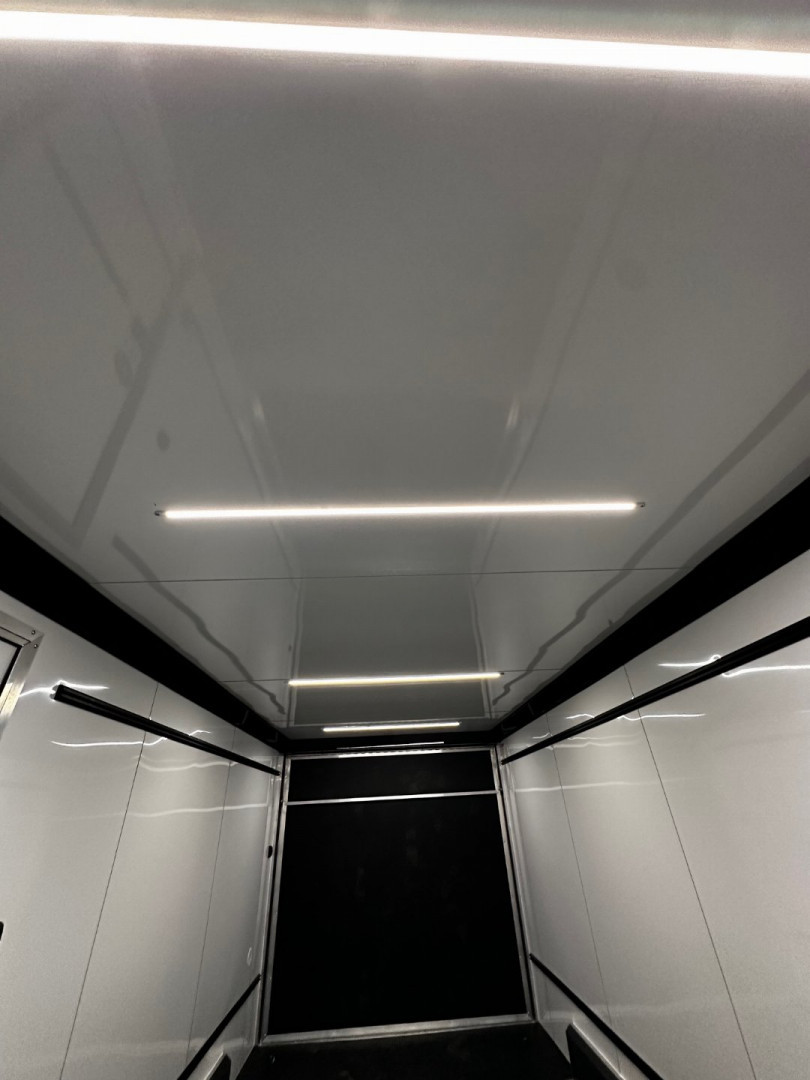 New 2025 ATC 7.5 x 16 V Nose "STo450" LIFETRAC Enclosed Aluminum Trailer (84" H)