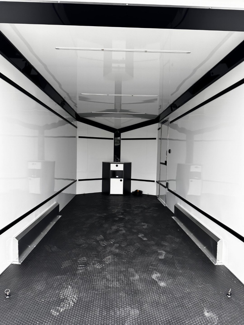 New 2025 ATC 7.5 x 16 V Nose "STo450" LIFETRAC Enclosed Aluminum Trailer (84" H)