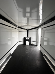 New 2025 ATC 7.5 x 16 V Nose "STo450" LIFETRAC Enclosed Aluminum Trailer (84" H)