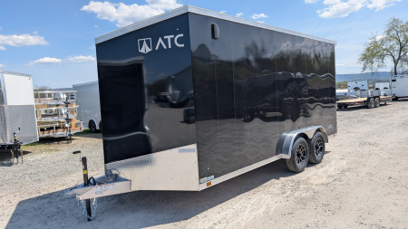 New 2025 ATC 7.5 x 16 V Nose "STo400" Aluminum Enclosed Cargo Trailer