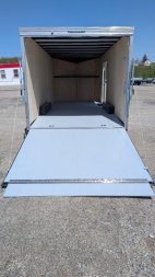 New 2025 Car Mate 8.5 x 20 HD Avalanche V-Nose Car Hauler w/ Ramp (9990# GVW - 84" INSIDE!!!)