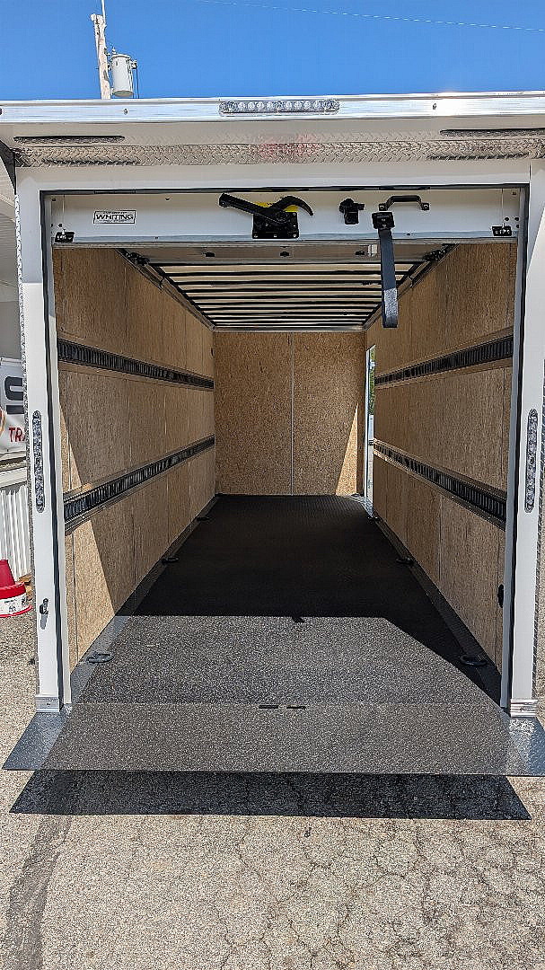 New 2025 FlatTrak 7x22 HD "DROP DECK FLOOR" TILT Cargo Equipment Trailer with Roll Up Rear Door