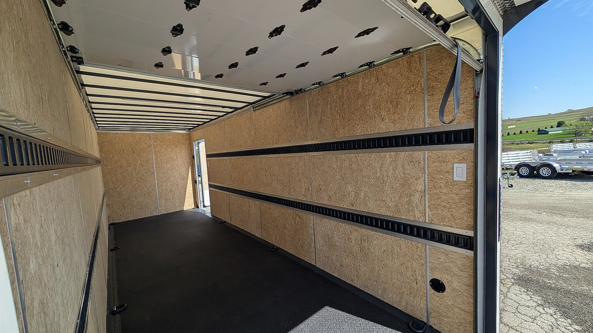 New 2025 FlatTrak 7x22 HD "DROP DECK FLOOR" TILT Cargo Equipment Trailer with Roll Up Rear Door