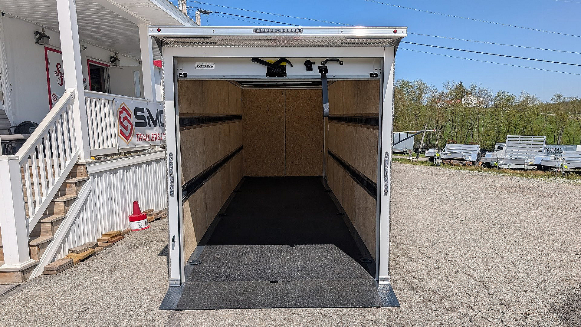 New 2025 FlatTrak 7x22 HD "DROP DECK FLOOR" TILT Cargo Equipment Trailer with Roll Up Rear Door