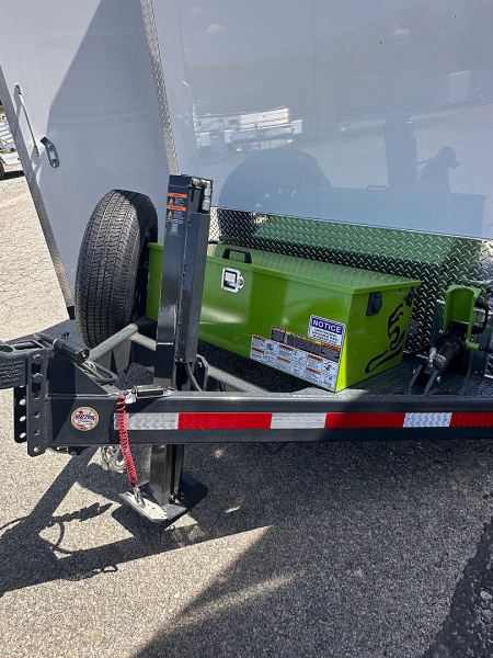 New 2025 FlatTrak 7x22 HD "DROP DECK FLOOR" TILT Cargo Equipment Trailer with Roll Up Rear Door