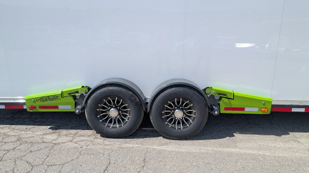 New 2025 FlatTrak 7x22 HD "DROP DECK FLOOR" TILT Cargo Equipment Trailer with Roll Up Rear Door