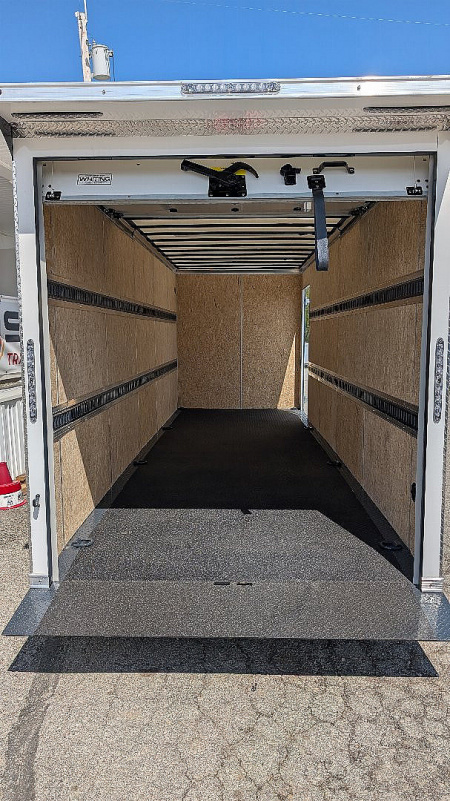 New 2025 FlatTrak 7x22 HD "DROP DECK FLOOR" TILT Cargo Equipment Trailer with Roll Up Rear Door