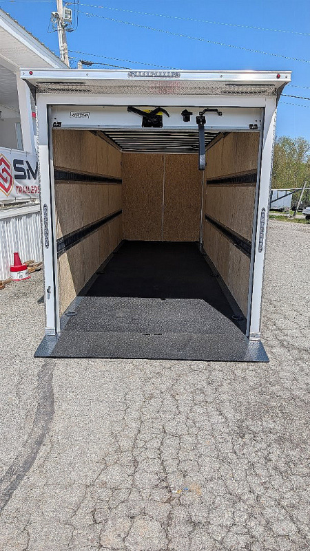 New 2025 FlatTrak 7x22 HD "DROP DECK FLOOR" TILT Cargo Equipment Trailer with Roll Up Rear Door