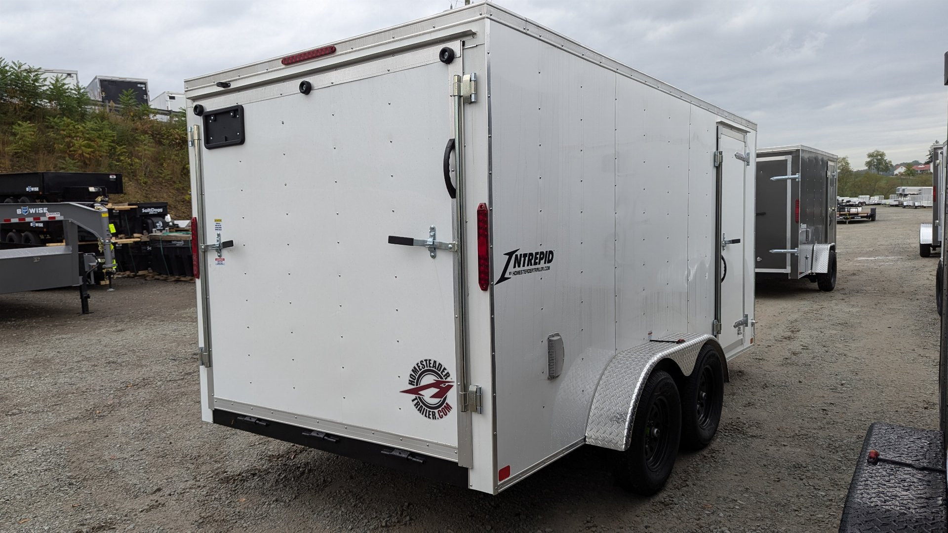 New 2025 Homesteader 7x14 Intrepid V-Nose Cargo Trailer w/ Ramp Door