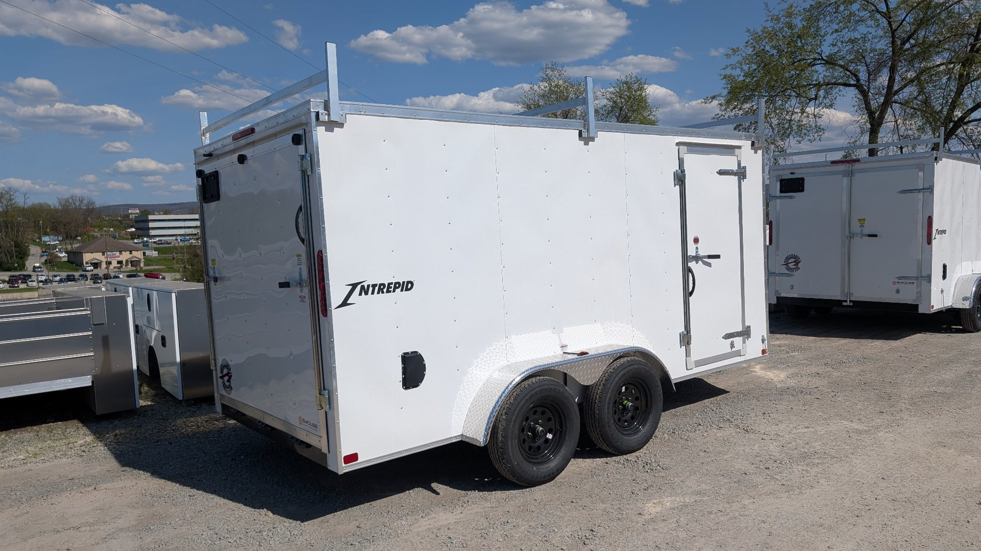 New 2025 Homesteader 7x14 Intrepid V-Nose Cargo Trailer w/ Ramp Door