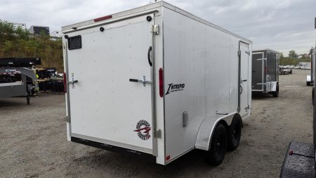 New 2025 Homesteader 7x14 Intrepid V-Nose Cargo Trailer w/ Ramp Door