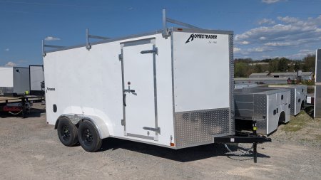 New 2025 Homesteader 7x14 Intrepid V-Nose Cargo Trailer w/ Ramp Door