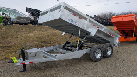 New 2025 BWise 6'9  x 14 HD Lo Pro GALVANIZED Equipment Dump