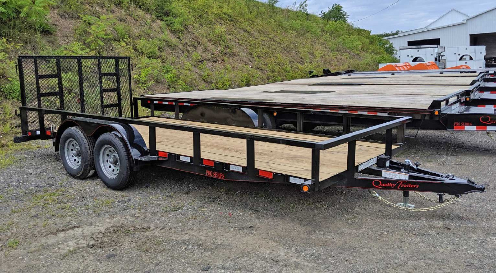 New 2025 Quality 7x18 HD PRO Utility Trailer w/ 2' Dove