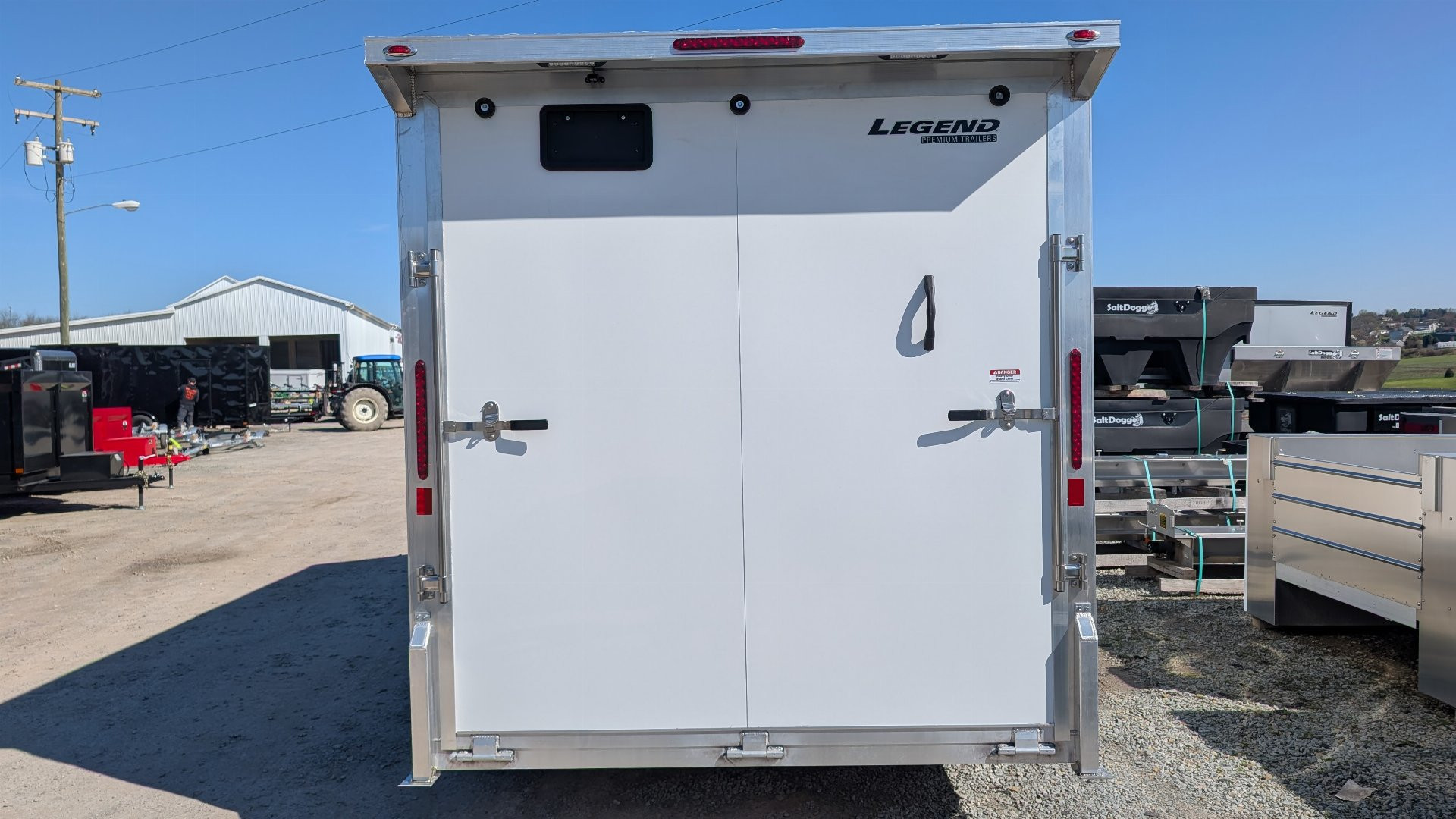 New 2026 Legend 7.5 x 14 + 2' V-Nose Thunder Enclosed Cargo Trailer w/ Ramp (84"INSIDE!!!)