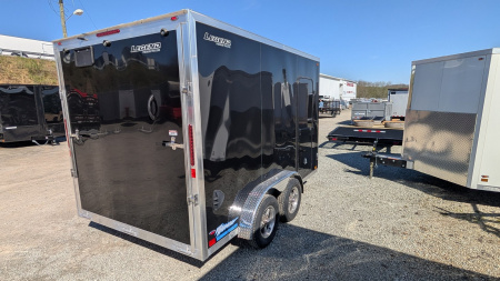 New 2026 Legend 7.5 x 12 + 2' V Thunder V-Nose Enclosed Cargo Trailer w/ Ramp (84" Inside!!!)