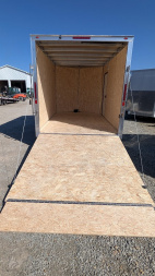 New 2026 Legend 7.5 x 12 + 2' V Thunder V-Nose Enclosed Cargo Trailer w/ Ramp (84" Inside!!!)