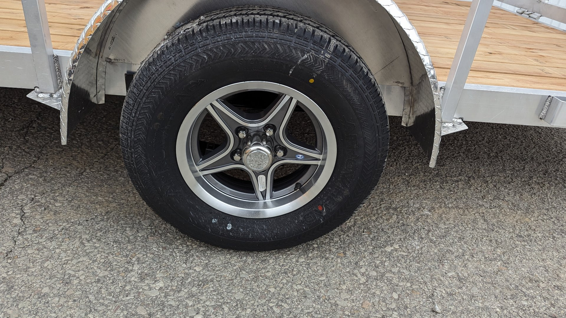 New 2025 LEGEND 5x10 Open Deluxe Utility Trailer