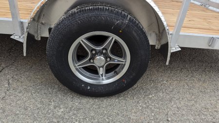 New 2025 LEGEND 5x10 Open Deluxe Utility Trailer