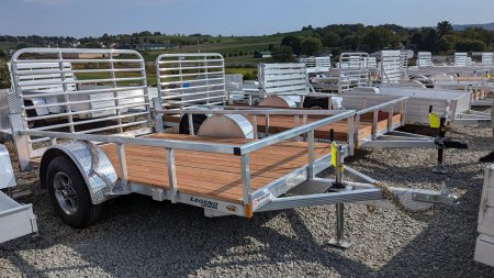 New 2025 LEGEND 5x10 Open Deluxe Utility Trailer
