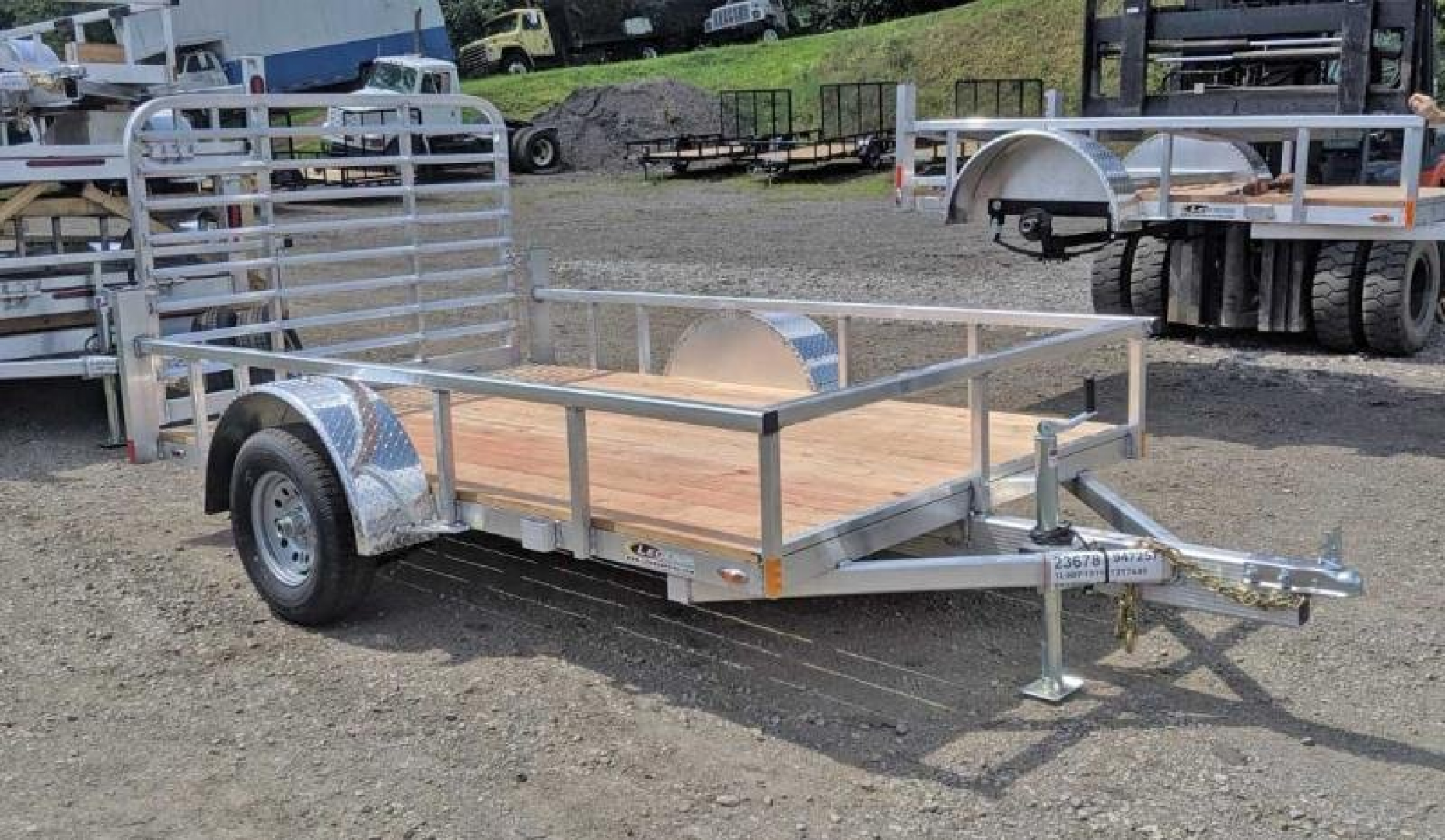 New 2025 LEGEND 5x10 Open Deluxe Utility Trailer