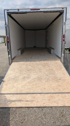 New 2026 Legend 8.5 x 24 + 2' V Thunder Enclosed Car Hauler w/ Ramp Door (84" Interior)