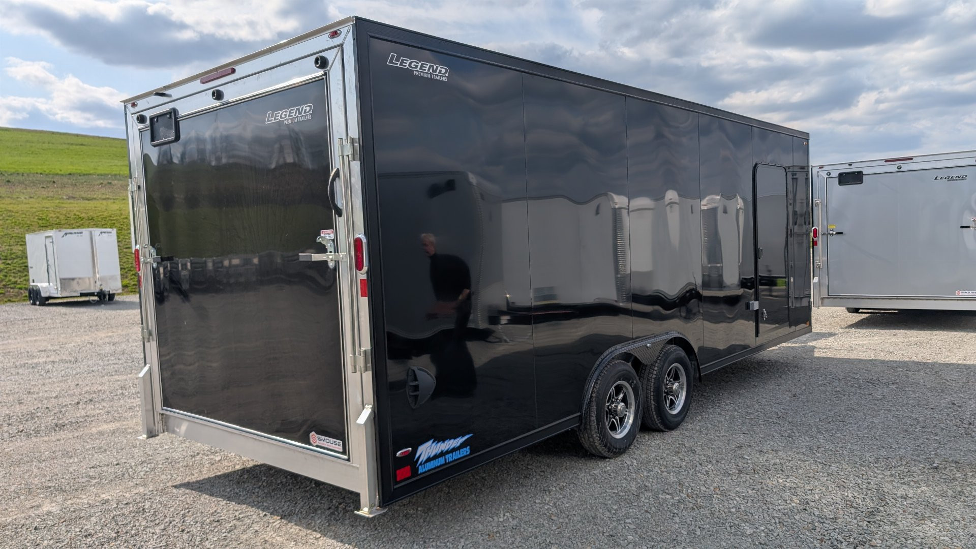 New 2026 Legend 8.5 x 22 + 2' V Thunder V-Nose Enclosed Cargo Trailer w/ Ramp