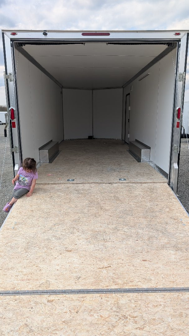 New 2026 Legend 8.5 x 22 + 2' V Thunder V-Nose Enclosed Cargo Trailer w/ Ramp