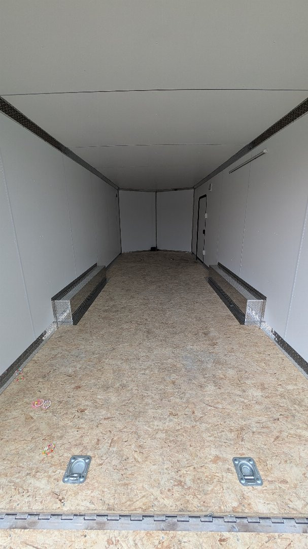 New 2026 Legend 8.5 x 22 + 2' V Thunder V-Nose Enclosed Cargo Trailer w/ Ramp