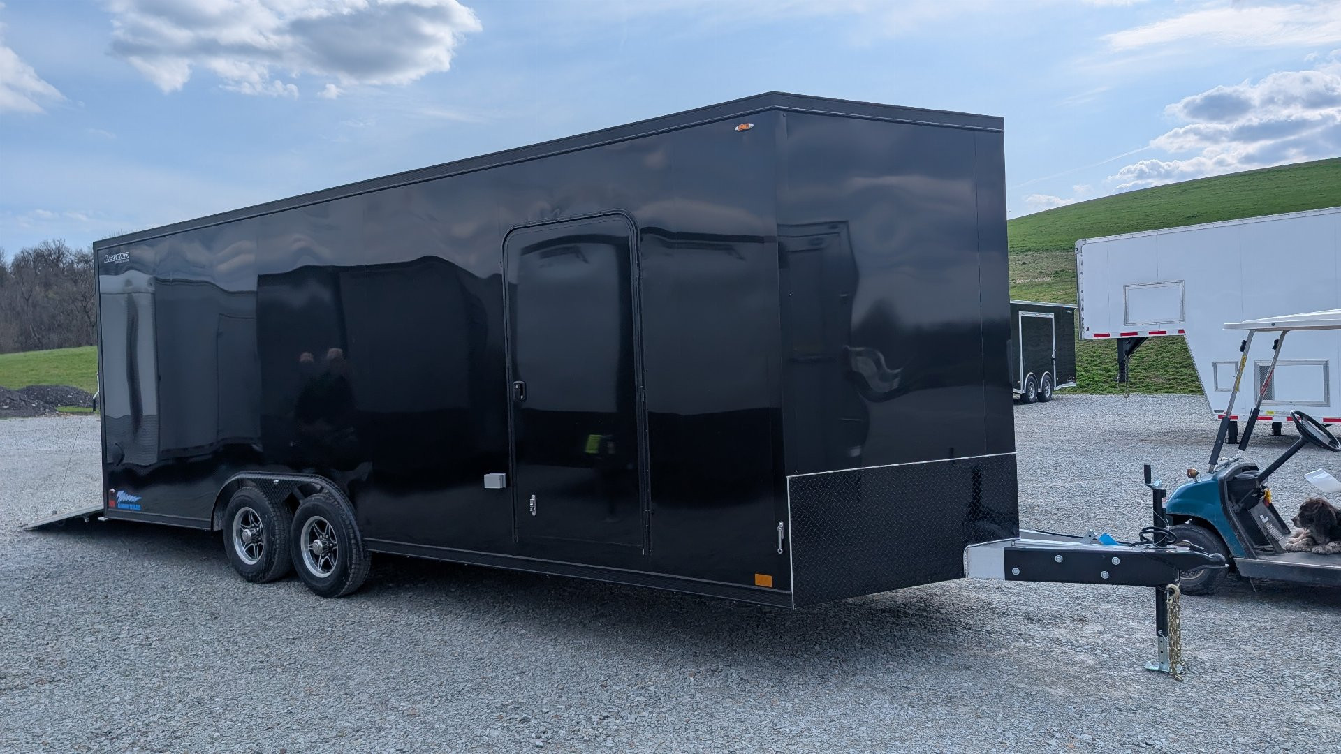 New 2026 Legend 8.5 x 22 + 2' V Thunder V-Nose Enclosed Cargo Trailer w/ Ramp