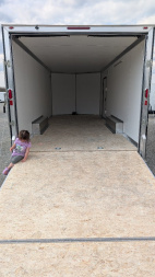 New 2026 Legend 8.5 x 22 + 2' V Thunder V-Nose Enclosed Cargo Trailer w/ Ramp