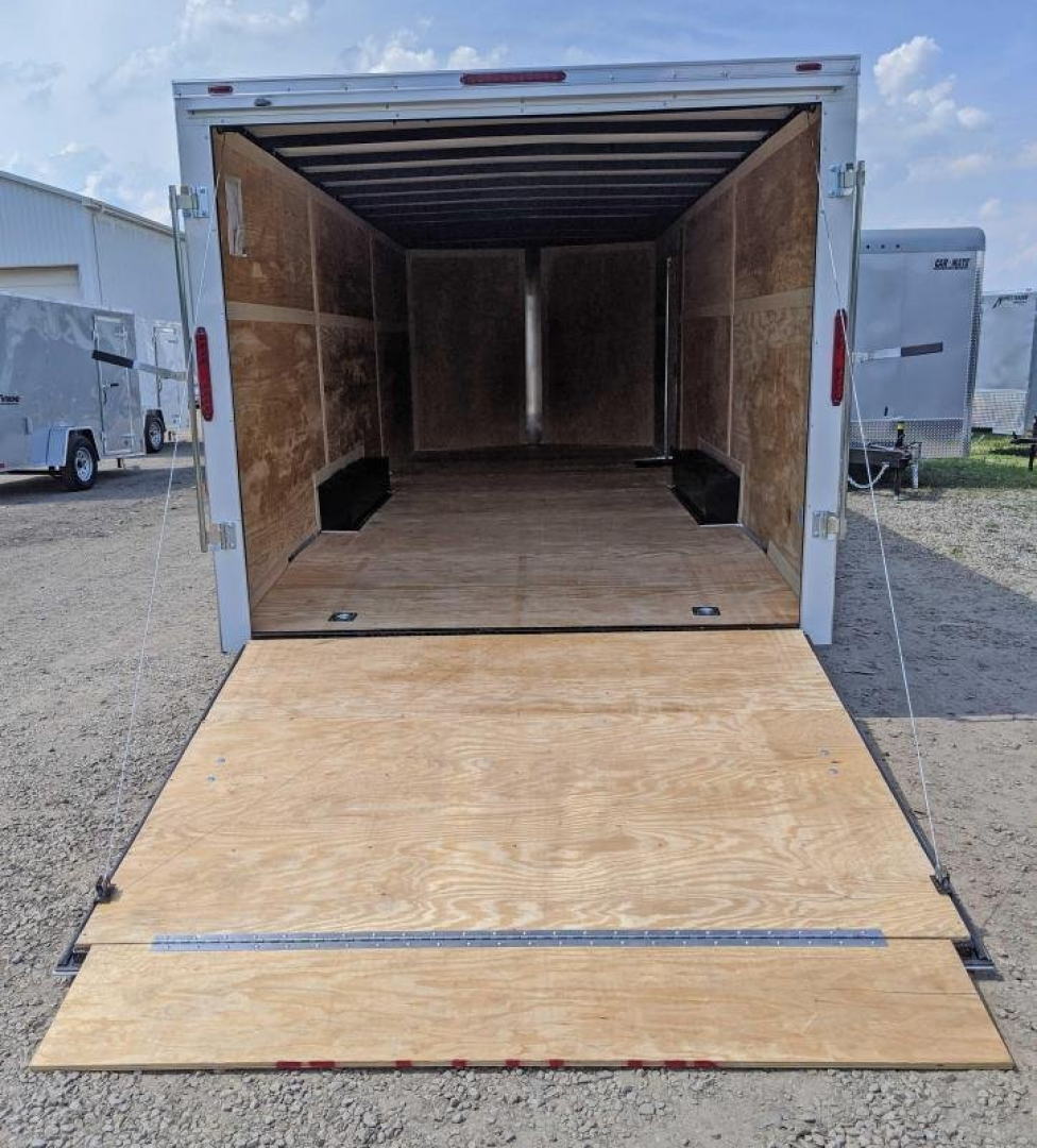 New 2025 Homesteader 8.5 x 20 Intrepid V-Nose Car Hauler w/ Ramp Door (83" Door Opening!)