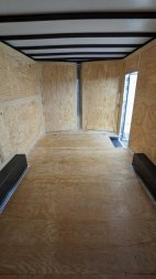 New 2025 Homesteader 8.5 x 20 Intrepid V-Nose Car Hauler w/ Ramp Door (83" Door Opening!)