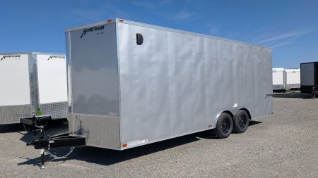 New 2025 Homesteader 8.5 x 20 Intrepid V-Nose Car Hauler w/ Ramp Door (83" Door Opening!)