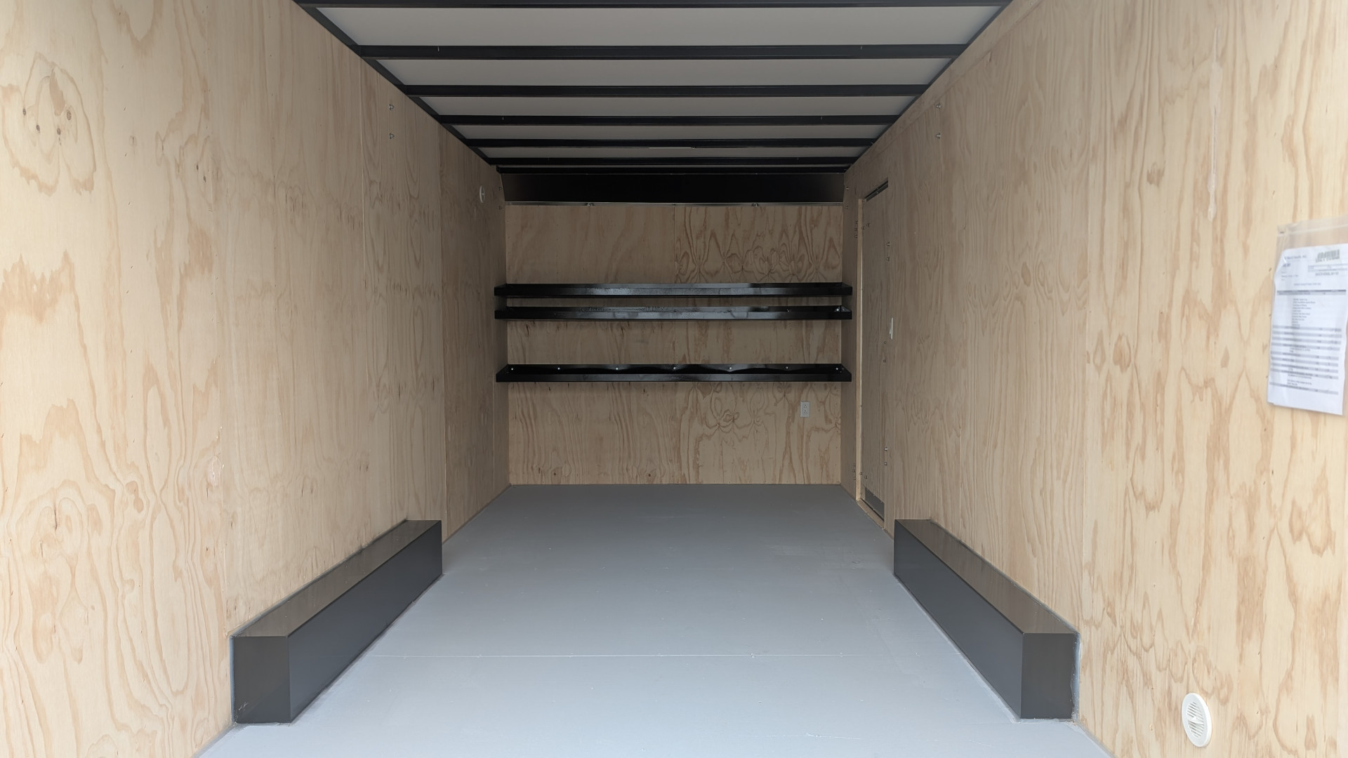 New 2025 Car Mate 8x18 HD Custom Contractor Trailer w/ Barn Doors (9990# GVW - 6 Bolt Wheels!)