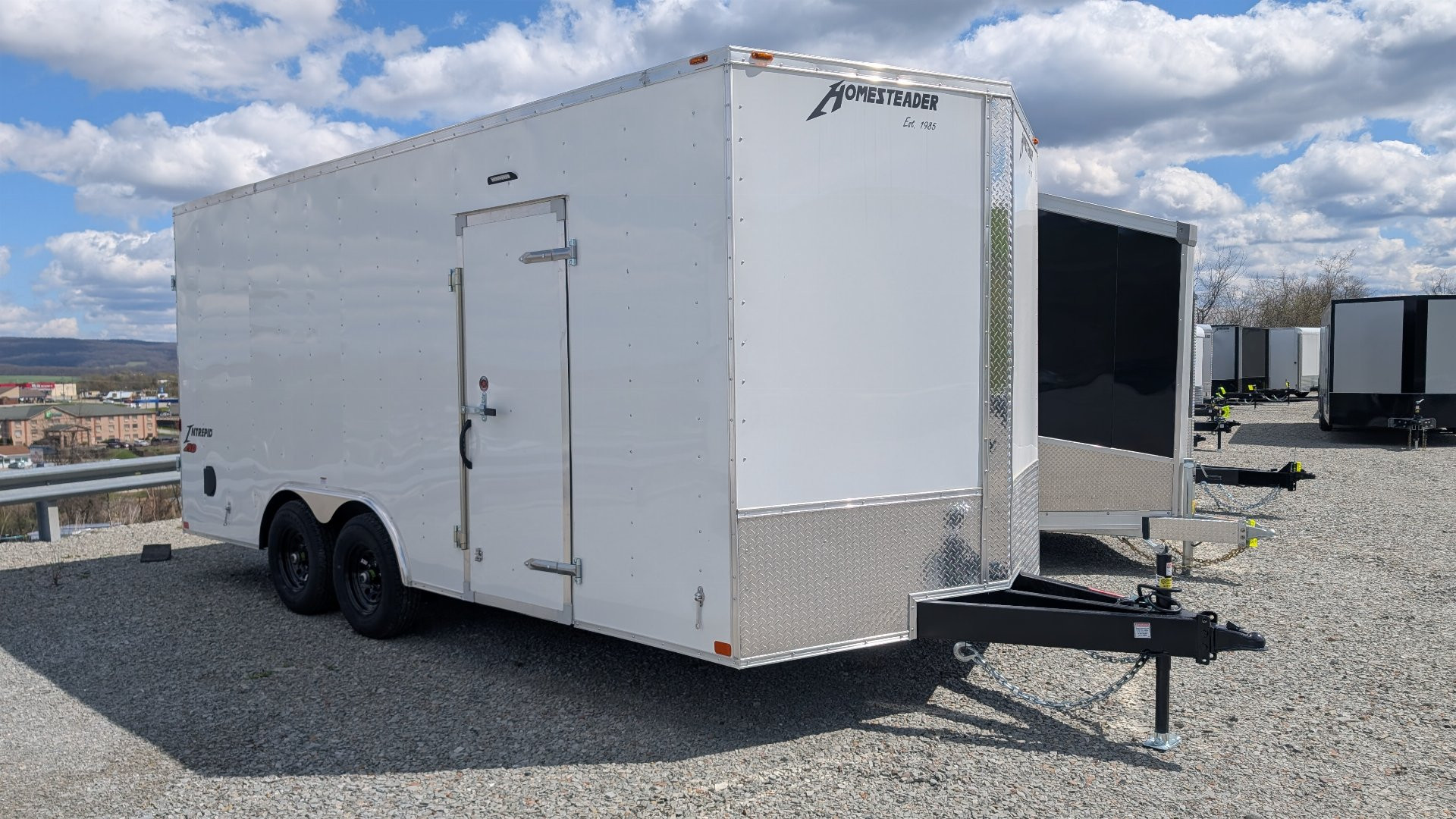 New 2025 Homesteader 8.5 x 18 HD SERIES Intrepid Cargo Trailer w/ Barn Doors (9950# GVW)