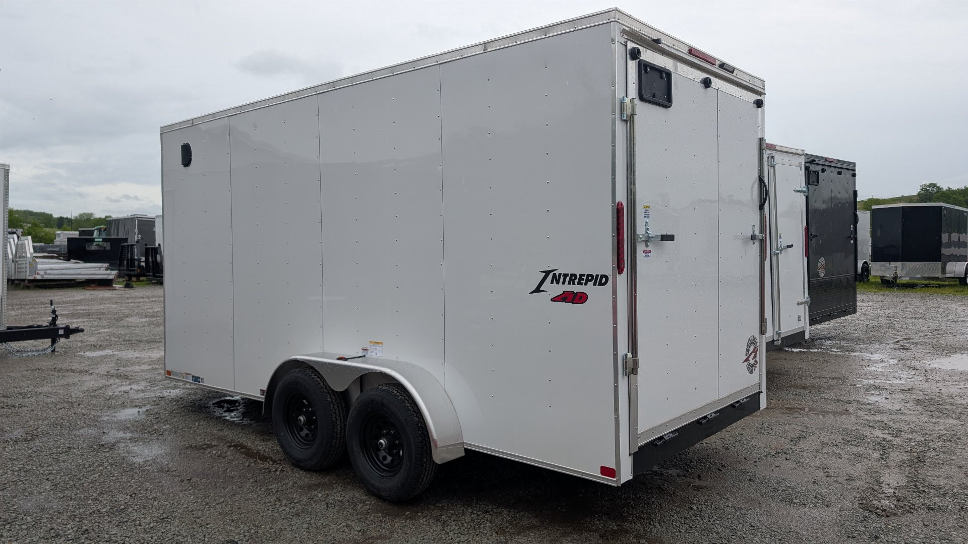 New 2025 Homesteader 7x18 HD SERIES Intrepid V-Nose Cargo Trailer w/ Ramp Door (9950# GVW)