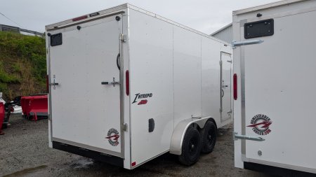 New 2025 Homesteader 7x18 HD SERIES Intrepid V-Nose Cargo Trailer w/ Ramp Door (9950# GVW)
