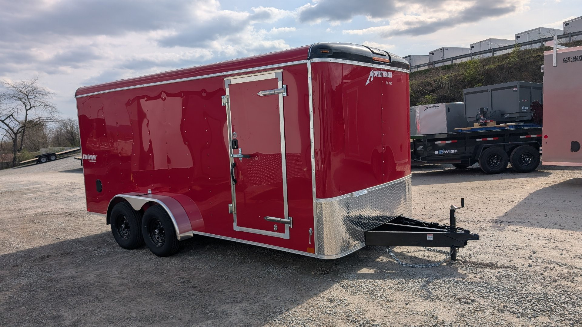 New 2025 Homesteader 7x16 HD Challenger Cargo Trailer w/ Ramp Door (9950# GVW)