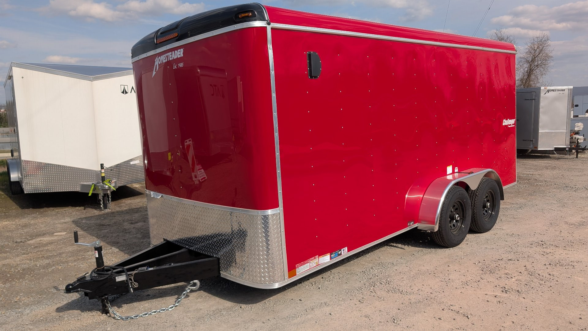 New 2025 Homesteader 7x16 HD Challenger Cargo Trailer w/ Ramp Door (9950# GVW)