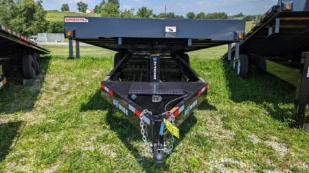 New 2025 BWise 22' HD Deckover Power Tilt Trailer w/ Hydraulic Jack