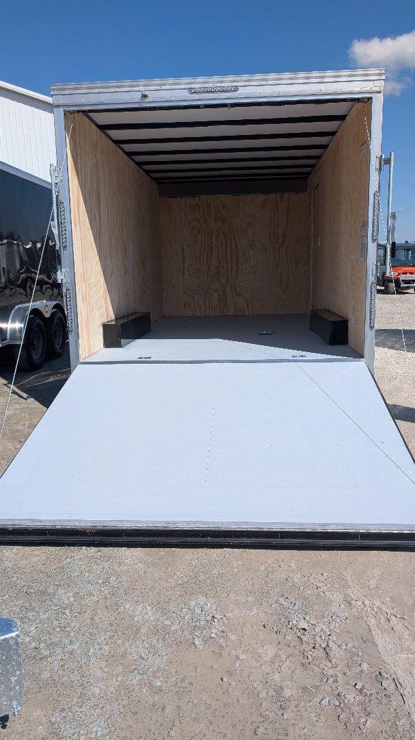 New 2025 Car Mate 8.5 x 16 HD Custom Cargo Trailer w/ Ramp Door