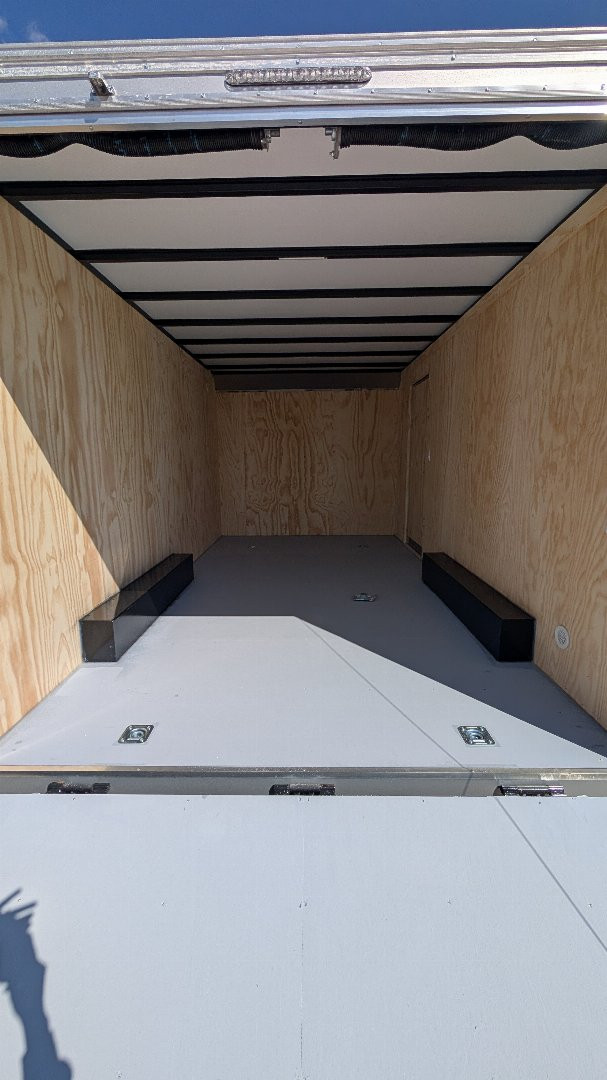 New 2025 Car Mate 8.5 x 16 HD Custom Cargo Trailer w/ Ramp Door