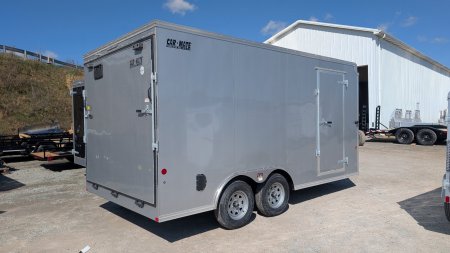 New 2025 Car Mate 8.5 x 16 HD Custom Cargo Trailer w/ Ramp Door