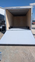 New 2025 Car Mate 8.5 x 16 HD Custom Cargo Trailer w/ Ramp Door