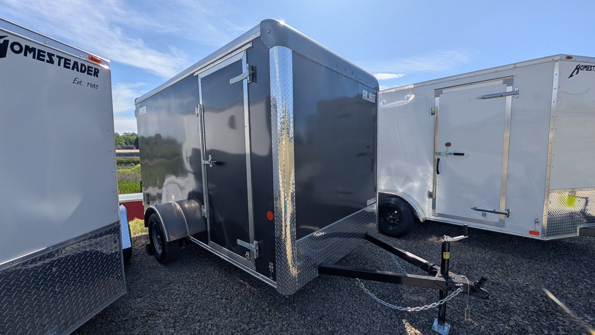 New 2025 Car Mate 6x12 Sportster Cargo Trailer w/ Barn Doors
